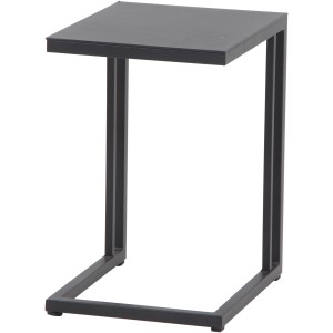 Rechteckiger, anthrazitfarbener Siena Garden Gartentisch Ramo, 33,5x40 cm, ideal für kleine Balkone.