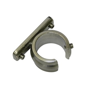 Gardinia Ring-Adapter Chicago, Edelstahloptik, für Stilgarnituren mit Ø 20 mm.