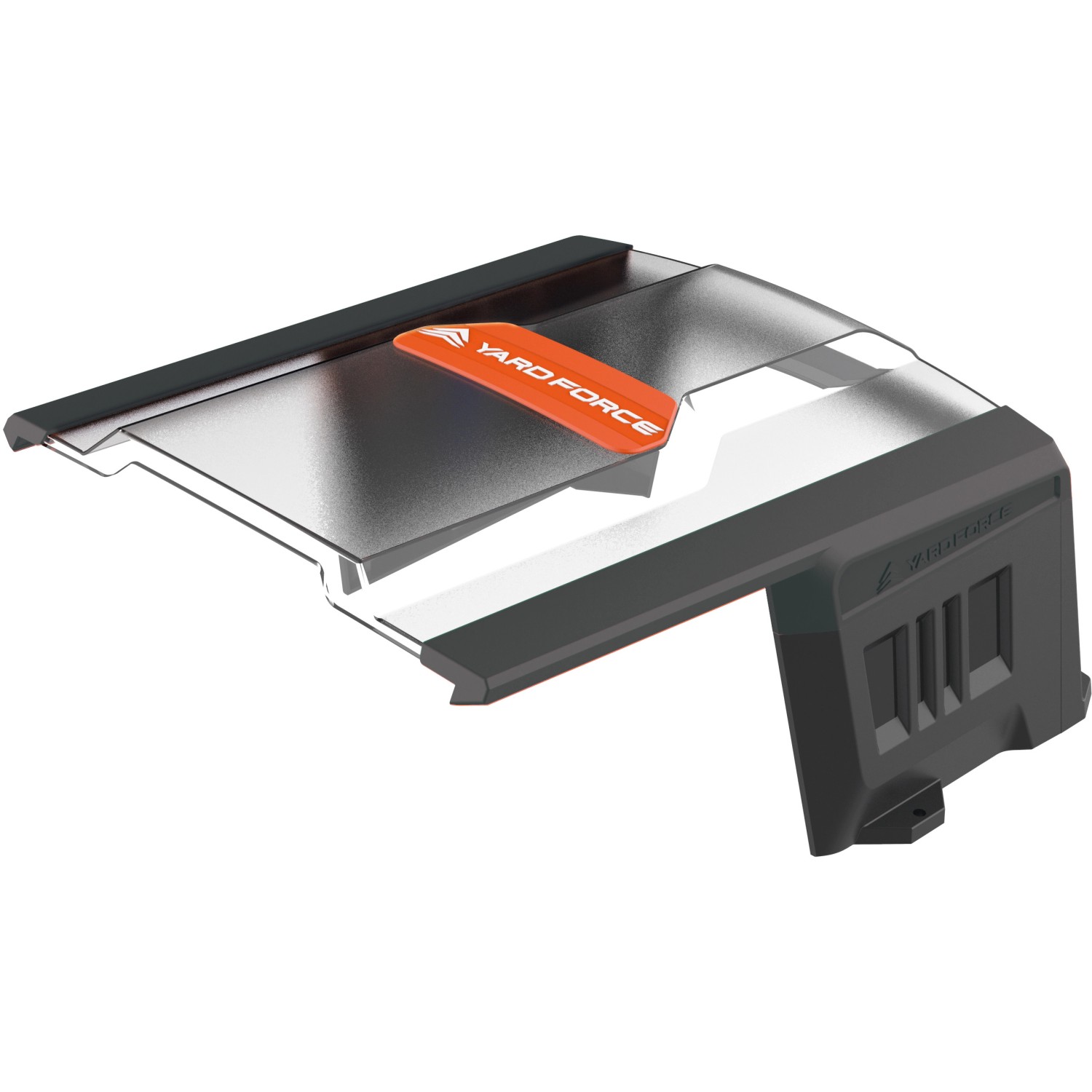 Yard Force Garage AR SH02 für Mähroboter, wetterfeste Abdeckung mit transparentem Dach.