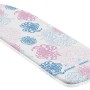 Leifheit Bügeltischbezug Cotton Classic M mit Blumenmuster in Rosa und Blau.