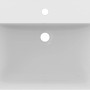 Weißes Ideal Standard Connect Air Handwaschbecken 55x46 cm mit Hahnloch und Überlauf.