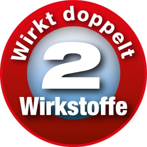 Symbol: Protect Garden Turboclean Unkrautfrei AF mit 2 Wirkstoffen für Unkrautbekämpfung.