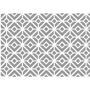 d-c-fix Tischdecke Karo Mondial, graues Rautenmuster, 140x180 cm.