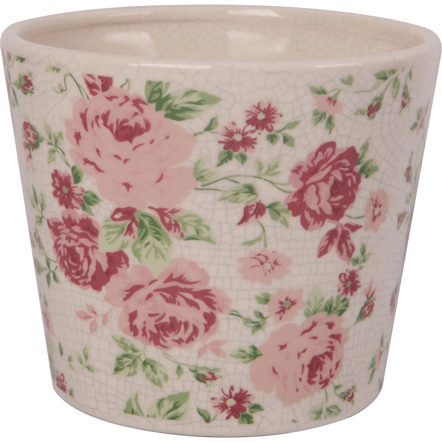 Übertopf Rose Keramik Glatt Ø 14 cm x 11,5 cm kaufen bei OBI