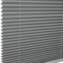 Graues Schöner Wohnen Thermo-Plissee Ella, 60x130 cm, für Fenster, Verdunkelungsplissee.
