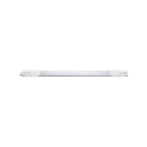 Weiße E2 Elektro LED Feuchtraum-Lichtleiste Plus S, 18W. Ideal für Bad & Keller.