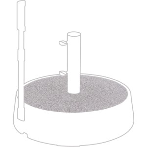 Doppler Dekorplatte Easy Move Switch Granit Grau für Schirmständer.