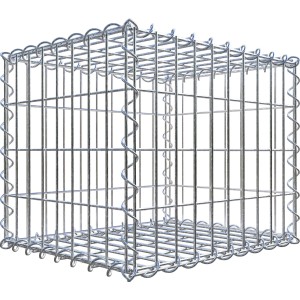 Gabiona Gabionenkorb 40 cm x 50 cm x 40 cm Maschenw 5 cm x 10 cm