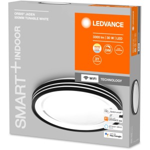 Verpackung der Ledvance Smart+ WiFi Deckenleuchte Orbis Jarden 50cm Tunable White.