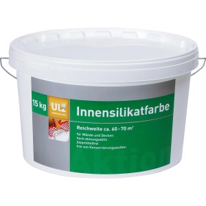 Eimer Ulz DNP Innensilikatfarbe, matt, 15 kg. Silikatfarbe für Innenräume.