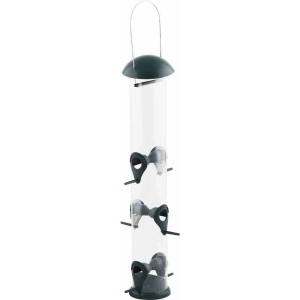 Siena Garden Futterspender Feeder Basic Kunststoff Grün Ø 13,4 cm x 43 cm