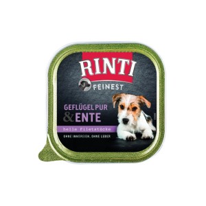 Rinti Hunde-Nassfutter Feinest Geflügel und Ente 150 g