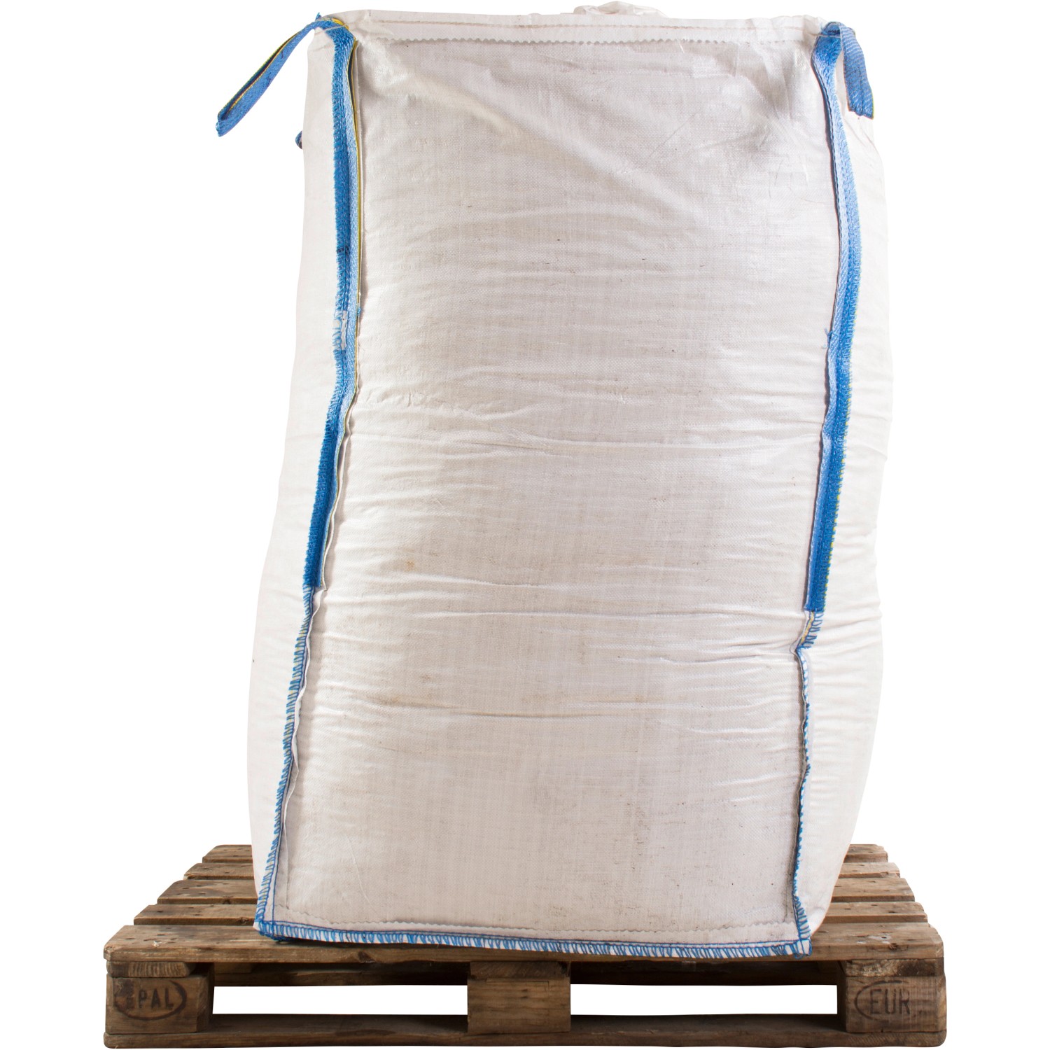Big Bag mit torffreier Bio Pflanzenerde (1000 l) auf Palette.