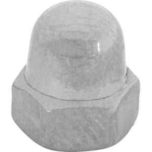 Hutmutter M4 7 mm Edelstahl A2 8 Stück