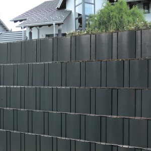 Floraworld  Folienstreifen Sichtschutz für Einstabmatten Anthrazit 20,5 m x 24cm