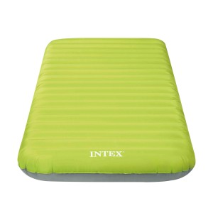 Grüne Intex Camping Luftmatratze (191x76x17cm) für Outdoor-Abenteuer.