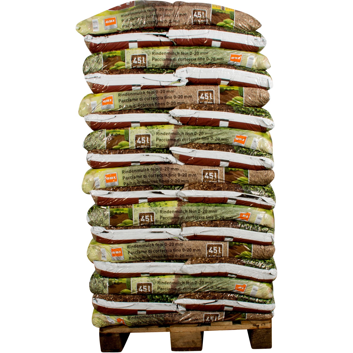 OBI Rindenmulch Fein 2.295 l (51 x 45 l) 1 Palette kaufen bei OBI