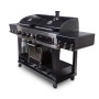 Pit Boss Memphis Ultimate Kombi-Grill: Gas-, Holzkohle- und Smoker-Funktion in Schwarz.