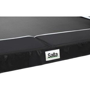Schwarzer Salta Premium Trampolin-Schutzrand, 396x244 cm, für Trampolin-Zubehör.
