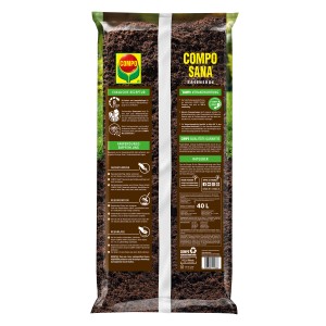 Sack Compo Sana Rasenerde Torffrei, 36 x 40 l, zur Rasenregeneration und -neuanlage.