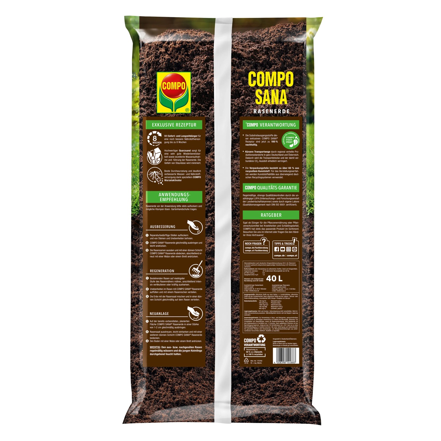 Compo Sana Rasenerde Torffrei 36 x 40 l kaufen bei OBI