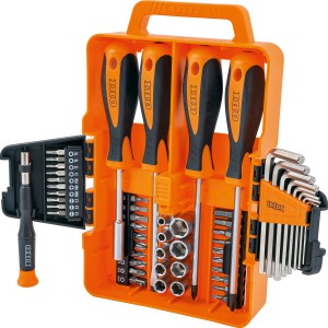 OBI Basic Schraubendreher- und Bits-Set 52-teilig