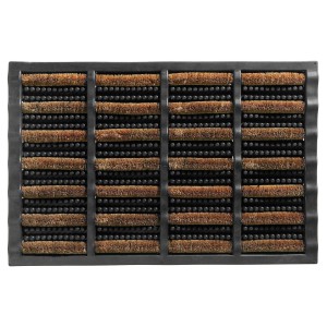 Astra Fußmatte Rimini, 40x60 cm, Design 001. Schmutzmatte mit Kokos- und Gummielementen.