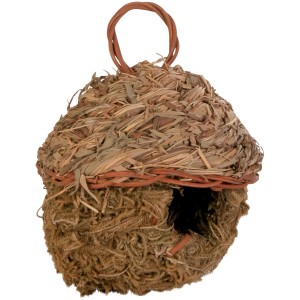 Trixie Grasnest, Ø 11cm, aus Naturmaterialien für Vogelkäfige & Volieren.