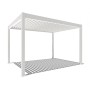 Weide Deluxe Elektrisch Pavillon Terrassenüberdachung Aluminium Led 3 X 4 M_2
