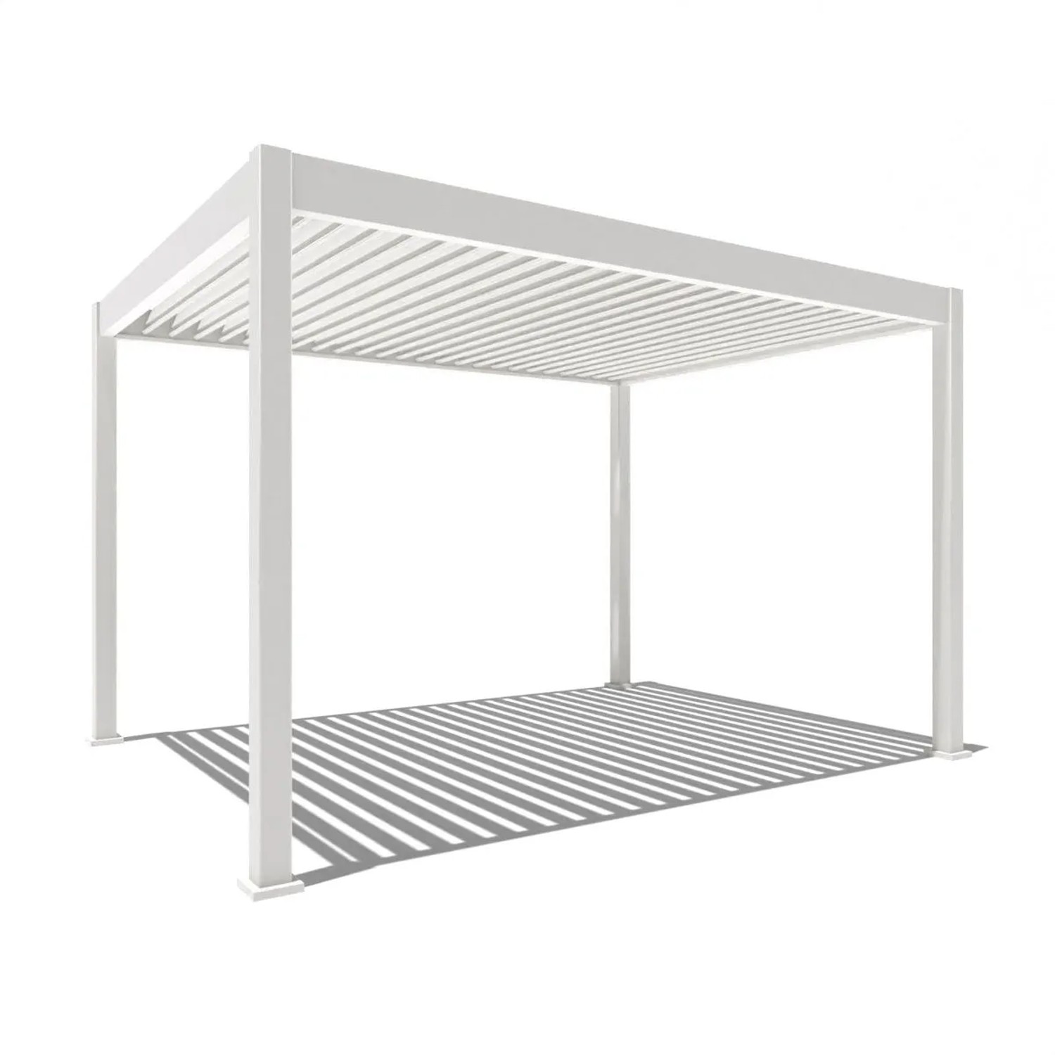 Weide Deluxe Elektrisch Pavillon Terrassenüberdachung Aluminium Led 3 X 4 M_2