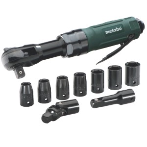 Metabo Druckluft-Ratschenschrauber DRS 68 Set 1/2 mit Steckschlüsseln und Zubehör.