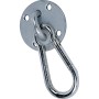 Silberner Amazonas Wandhaken Easy+ für Hängemattenbefestigung.