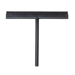 Wenko Bad- und Duschabzieher Agana 25 cm x 4 cm x 22 cm Schwarz