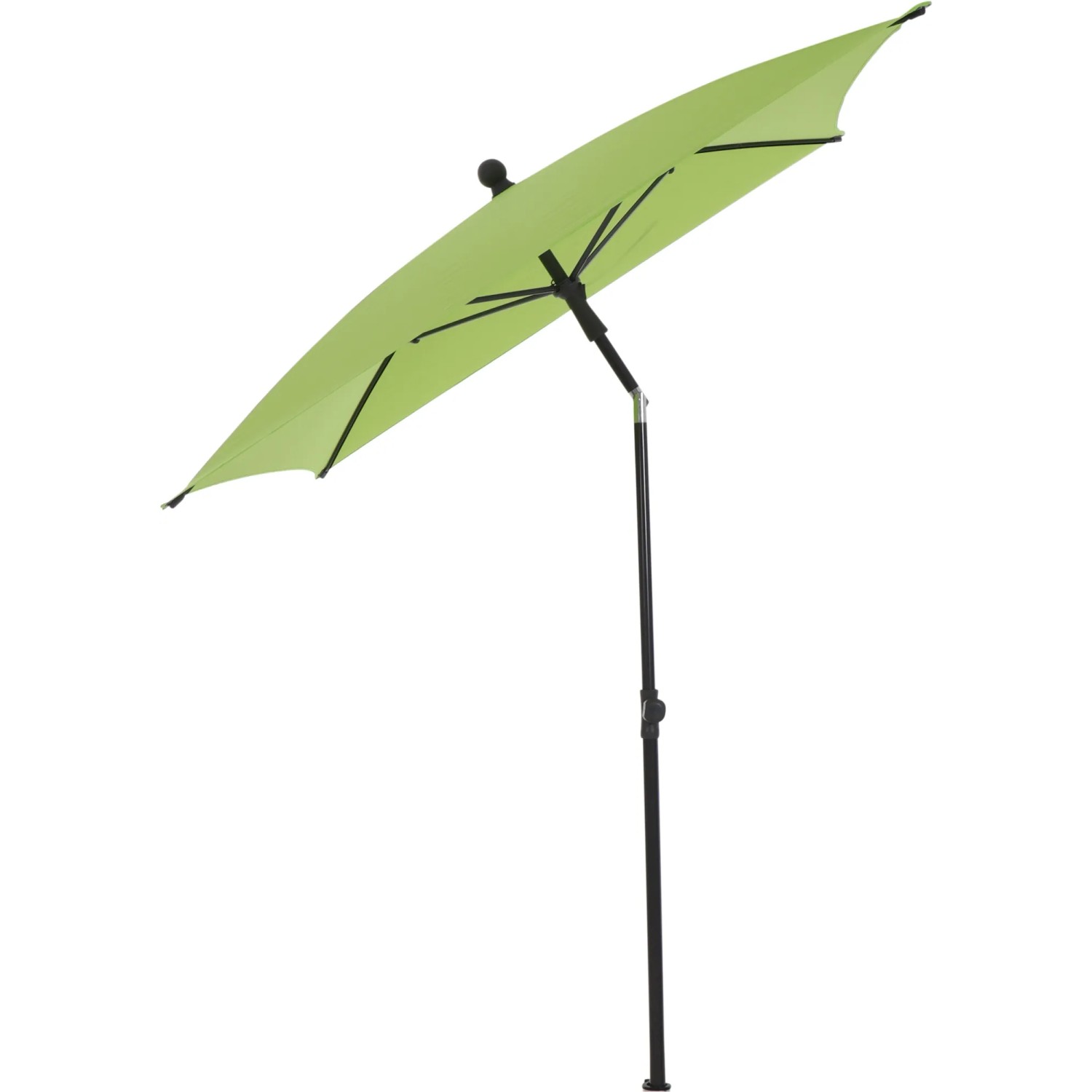 Grüner Siena Garden Marktschirm, 140x210 cm, mit Knickfunktion für optimalen Sonnenschutz.