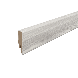 Egger Sockelleiste L583 Kubisch für Fußboden Charlotte 6 cm Eiche Hellgrau
