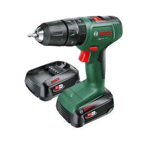 Bosch Akku-Schlagbohrschrauber EasyImpact 18V-40, grün-schwarz, mit 18V Akku. Leistungsstarke Bohrmaschine.