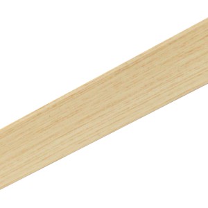 Arcansas Winkelprofil, gleichschenklig, 20x20x1000 mm, PVC, helles Holzdekor.