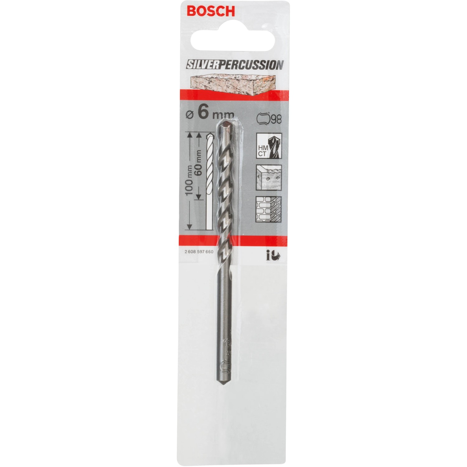 Bosch Betonbohrer CYL-3, 5,5 mm, für präzise Dübellöcher in Beton und Mauerwerk.