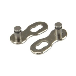Zwei Fischer Kettenverschlussglieder für 12,7 mm Kettenschaltung.