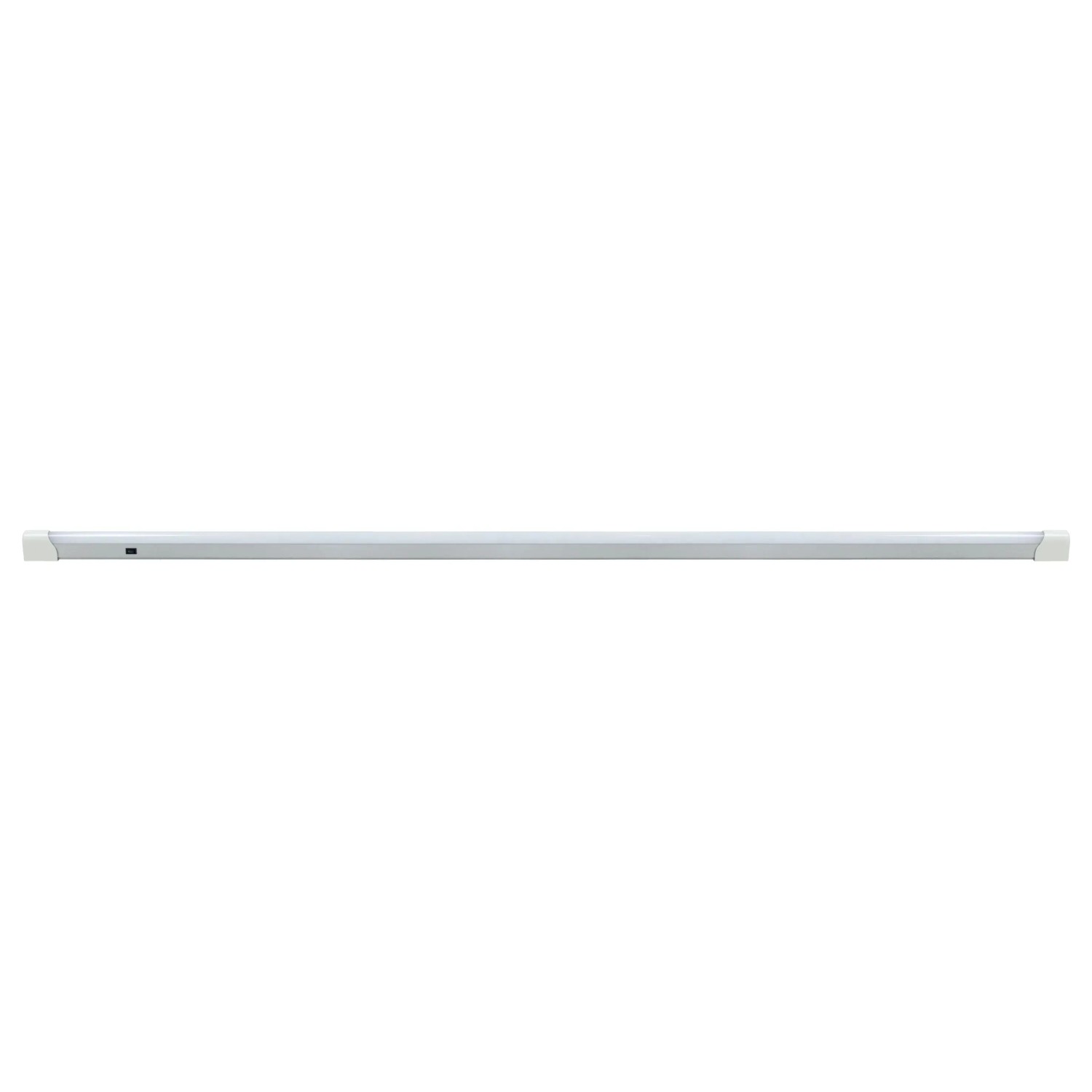 Graue E2 Elektro LED-Lichtleiste Base Switch L, 24W, für Unterbau, mit Ein/Aus-Schalter.