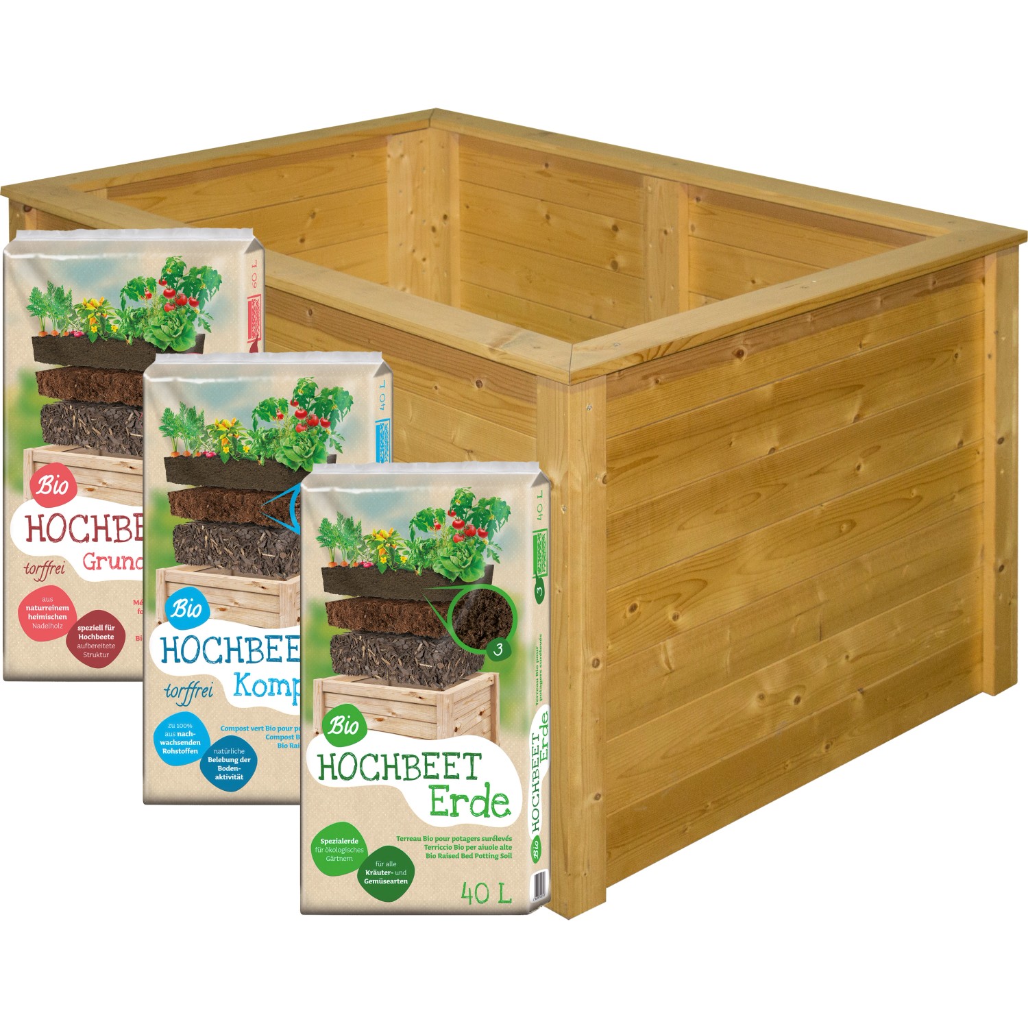 Floragard Hochbeet Set inklusive Erde kaufen bei OBI