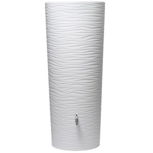 Natura 2in1 Regenwasser-Behälter 350 l Weiß
