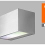 Ledvance Smart+ Brick Multicolor Außenleuchte, silberfarben. Smarte LED-Wandleuchte für den Außenbereich.
