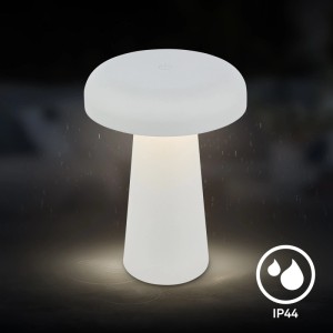 Brilo Akku Tischleuchte Cloud Dimmbar Touch Lichtgrau