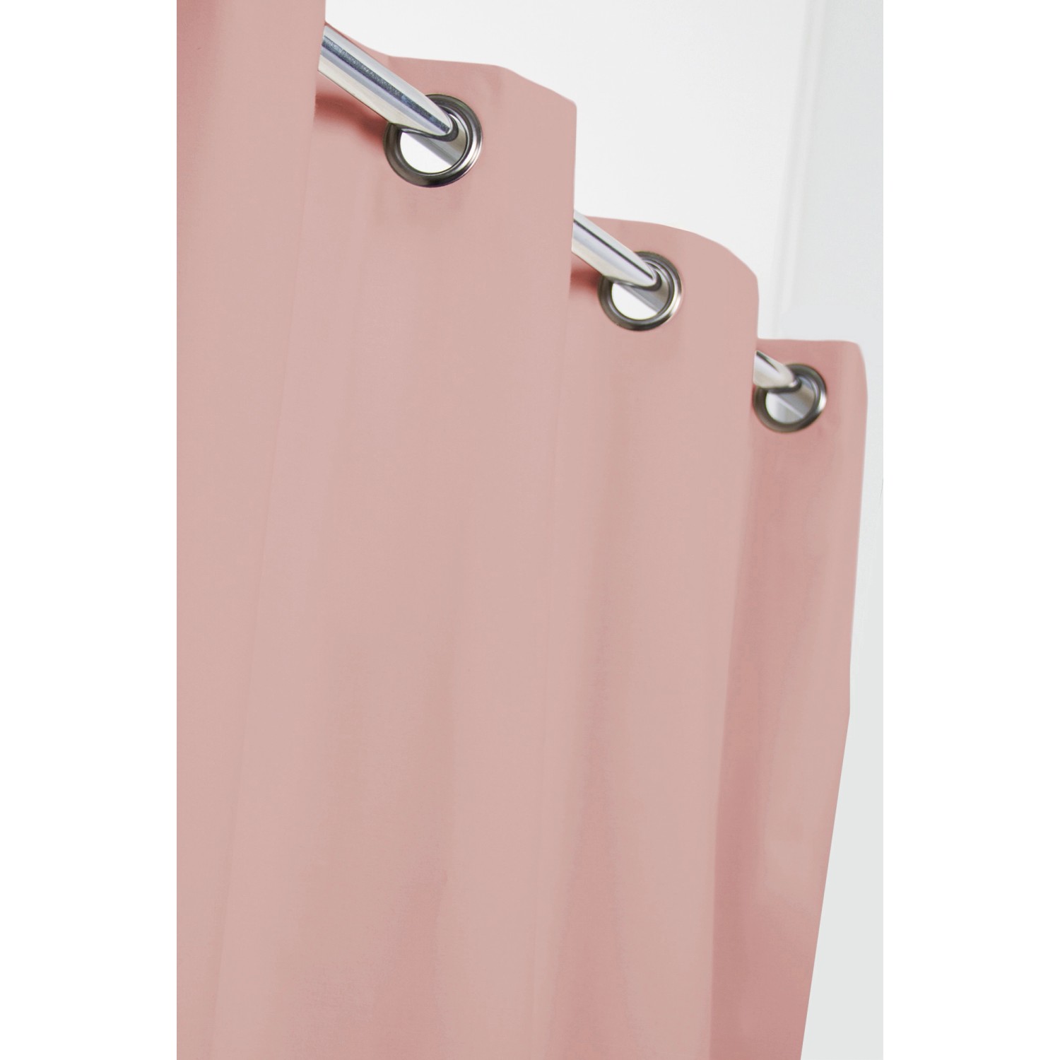 Moondream Verdunklungsvorhang in Altrosa mit Ösenaufhängung, ideal zur Lichtreduzierung.