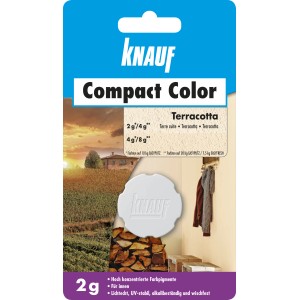 Knauf Compact Color Terracotta 2g, Farbpigment für Putz, für Innen- & Außenbereich.