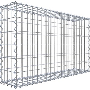 Gabiona Gabionenkorb 60 cm x 100 cm x 20 cm Maschenw 5 cm x 10 cm