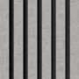 DenPanels Akustikpaneel in Betongrau, 120x60 cm, zur Schallabsorption und Wandgestaltung.