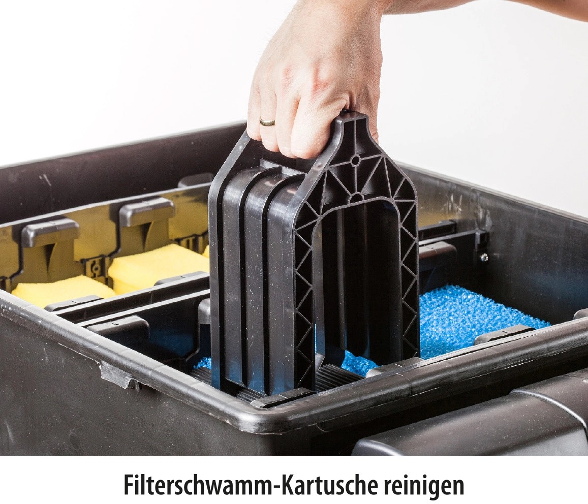 Heissner DurchlauffilterSet FPU 24000 mit UVCKlärer für Teiche bis 24