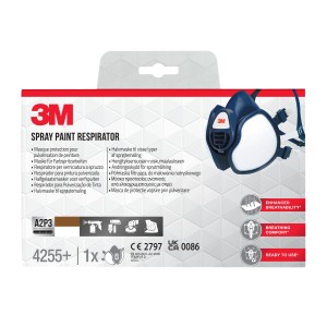 3M Atemschutzmaske inkl. Filter A2- und P3-Schutz Blau 1er-Pack